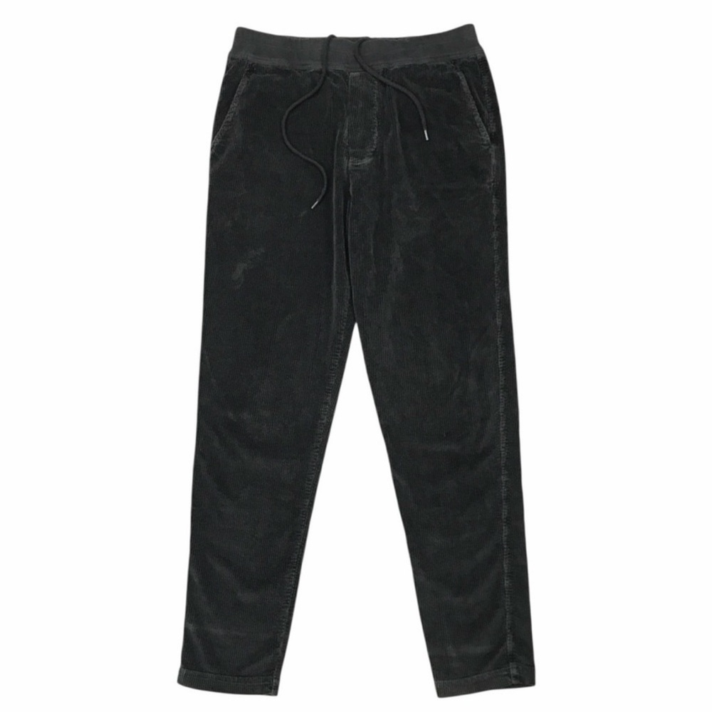 James Perse Unisex Grey Corduroy Drawstring Pants MEDIUM